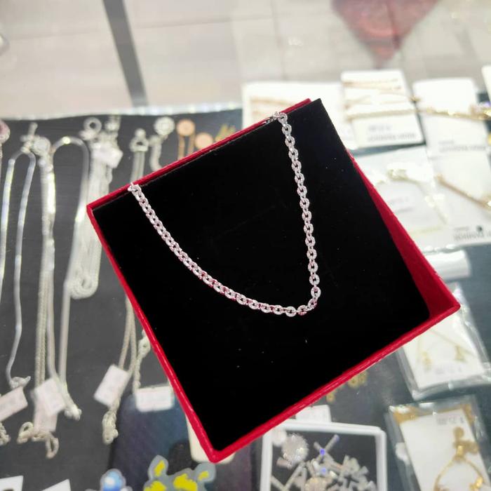 Gambar kalung titanium anti karat dari Amigo accessories undefined Tokopedia