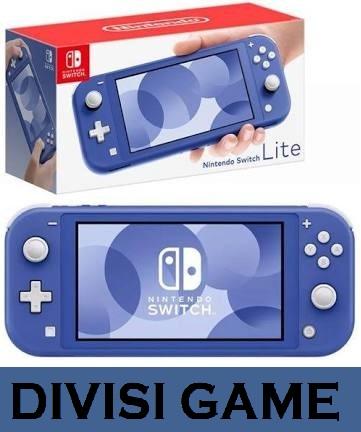 Gambar Nintendo Switch Lite Blue Switch Lite Console New Blue Purple - BLUE dari Divisi Game undefined Tokopedia