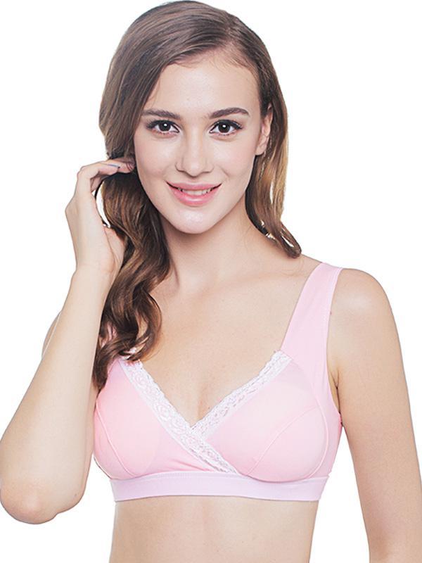 Gambar MOOIMOM Crossover Maternity & Nursing Bra - Bra Hamil & Menyusui - Pink, M dari MOOIMOM Indonesia undefined Tokopedia