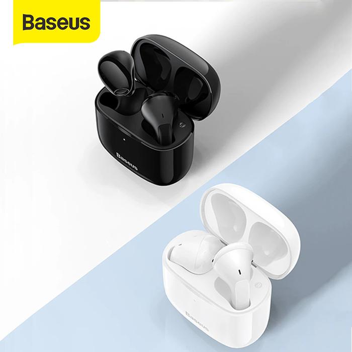 Gambar BASEUS TRUE WIRELESS BLUETOOTH EARPHONE EARBUDS TWS BOWIE E3 - Hitam dari Snowphone undefined Tokopedia