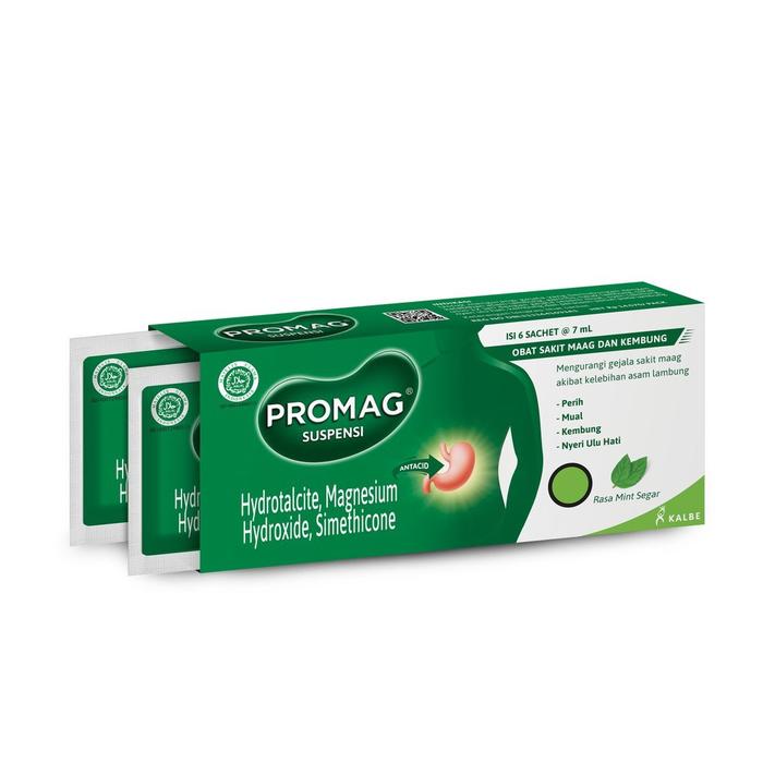 Gambar PROMAG CAIR 6 SACHET X 7ML/BOX - MENGURANGI GEJALA SAKIT MAAG dari SobatMedika undefined Tokopedia