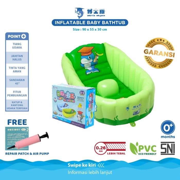 Gambar Doctor dolphin baby bathtub kolam bayi bak mandi bayi bath tub bayi - Hijau dari Happyluck88 undefined Tokopedia