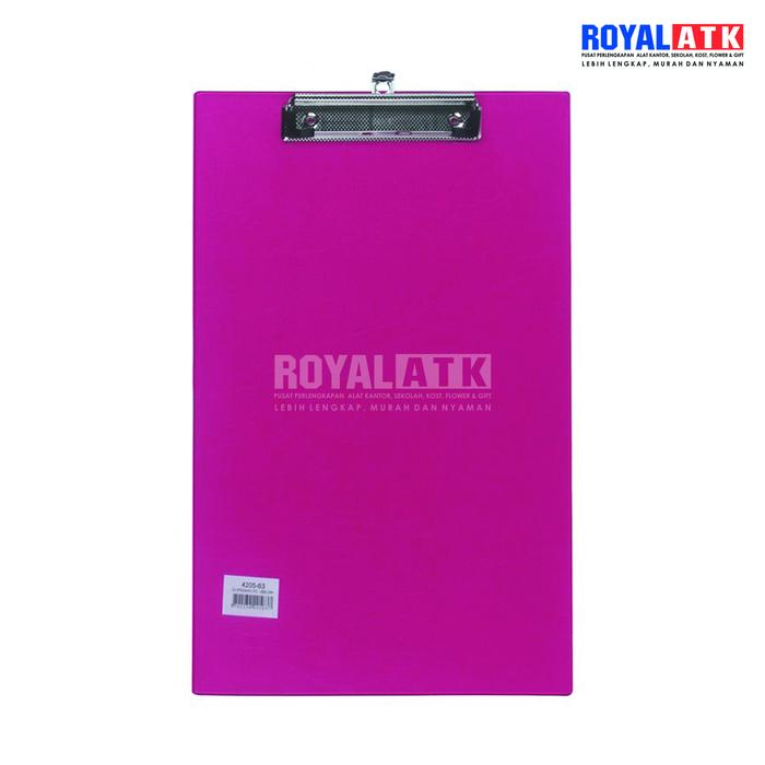 Gambar Clipboard Bantex F4 #4205 Papan Dada / Papan Ujian / Papan Jalan Folio - 63 Melon dari Royal ATK undefined Tokopedia