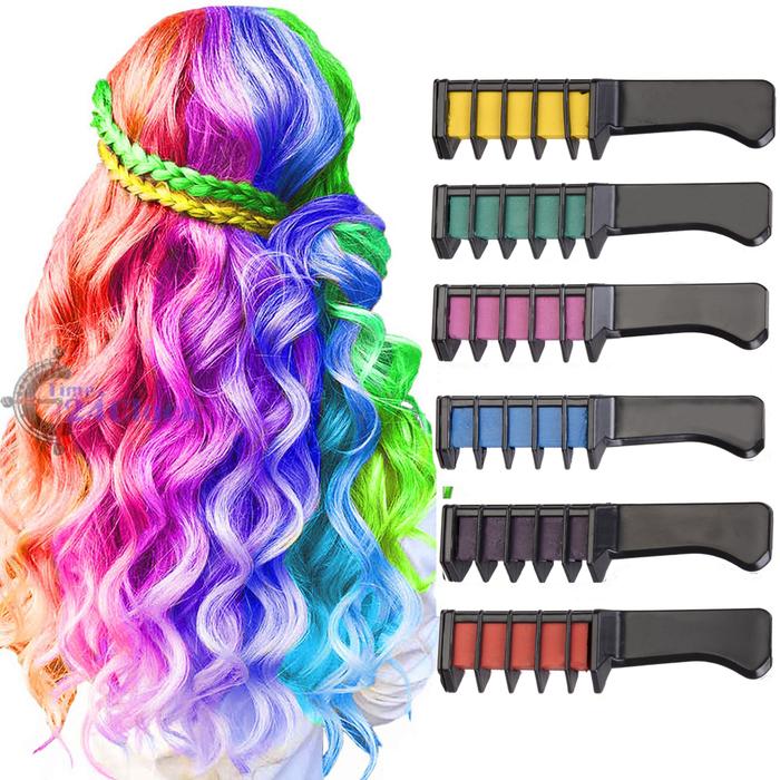 Gambar Pewarna Rambut Sisir pewarna Rambut Hair Color Instant / Chalk Comb Pe - SP_Kuning dari Time.24Clock undefined Tokopedia