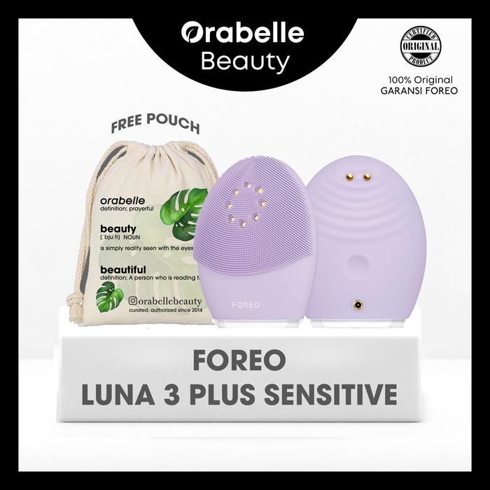 Gambar FOREO LUNA 3 PLUS SENSITIVE NORMAL - SENSITIVE -UNGU dari Orabelle Beauty undefined Tokopedia