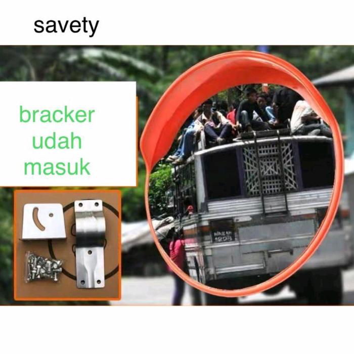 Gambar Convex Mirror 60 cm Kaca Cermin Cembung Simpang Jalan Outdoor / Indoor dari javapyro undefined Tokopedia