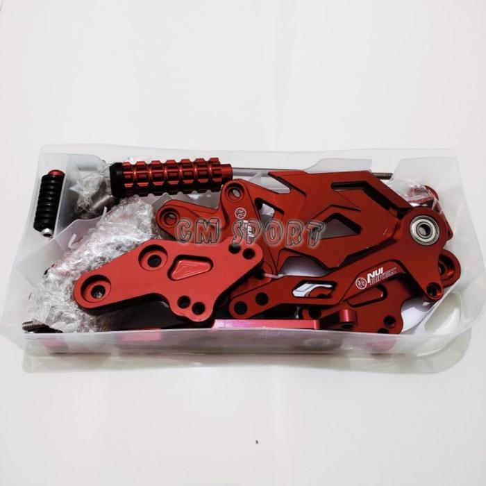 Gambar FootStep Underbone Supra GTR 150 NUI Racing Series Zeta - Merah dari RajaMotoSport undefined Tokopedia