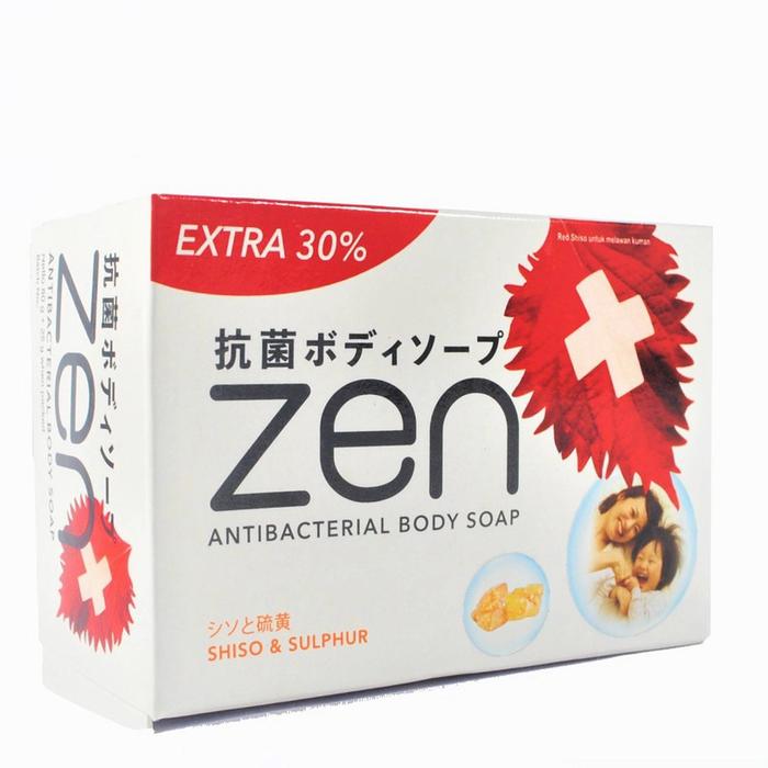 Gambar Sabun Mandi Zen Antibakterial 80g + 16g - Sulphur dari Lidya Kosmetik undefined Tokopedia