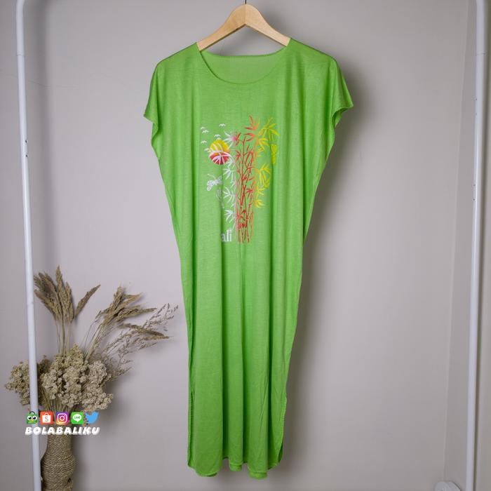 Gambar DASTER BAMBU BALI (DRESS BAMBU BALI) DASTER WARNA-WARNI BAMBU - Hijau Muda dari BOLABALIKU undefined Tokopedia