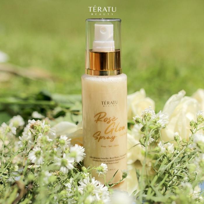 Gambar Teratu Beauty Rose Glow Spray Gold - Prep Set Glow Setting Spray(BPOM) dari Teratu Beauty Depok undefined Tokopedia