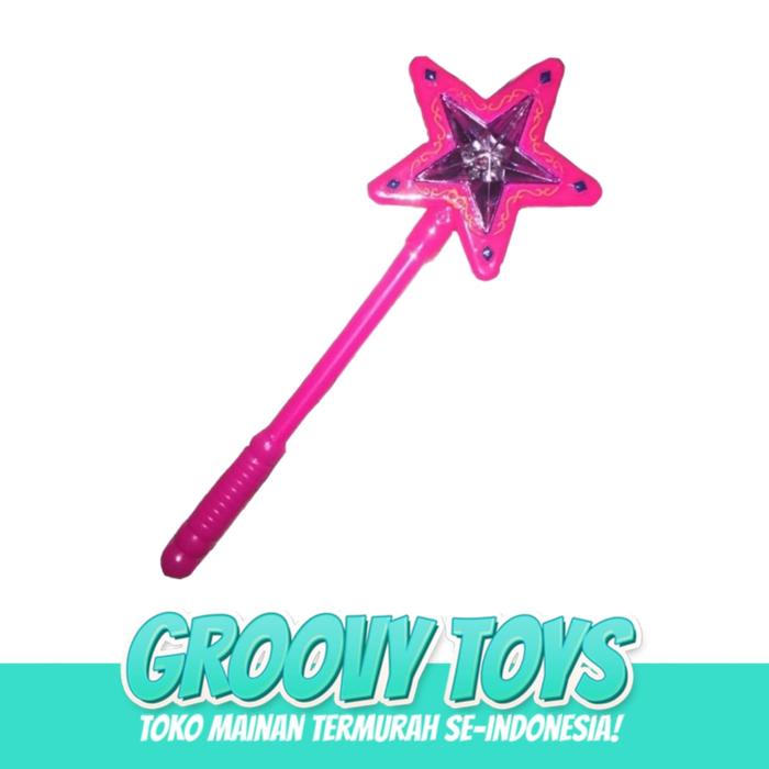 Gambar Tongkat Peri Mainan Anak Light and Sound dari GROOVYTOYS undefined Tokopedia