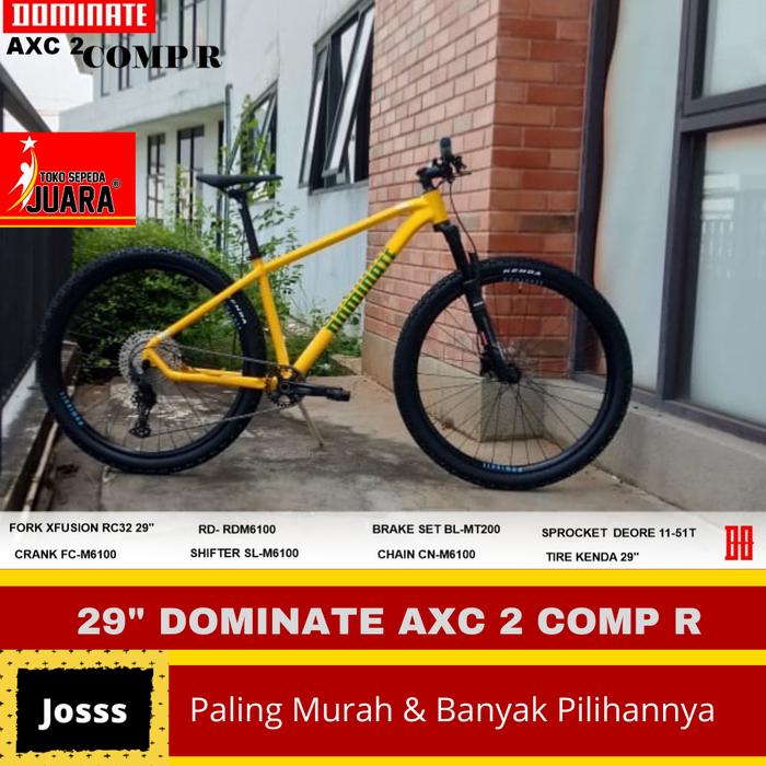 Sepeda Mtb Deore Mt200 Shadow Nagato By United 29t 1x12 Deore