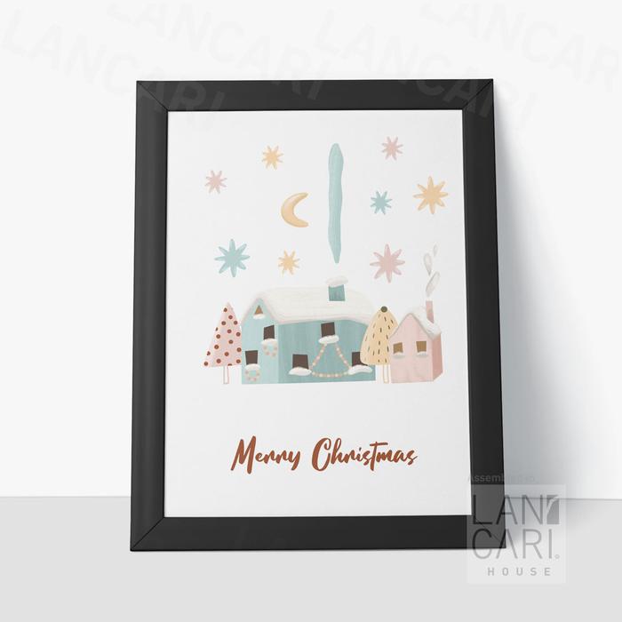 Gambar Dekorasi Merry Christmas Home Wall Decor Hiasan Dinding Ruangan Parcel - Hitam dari LANCARI undefined Tokopedia