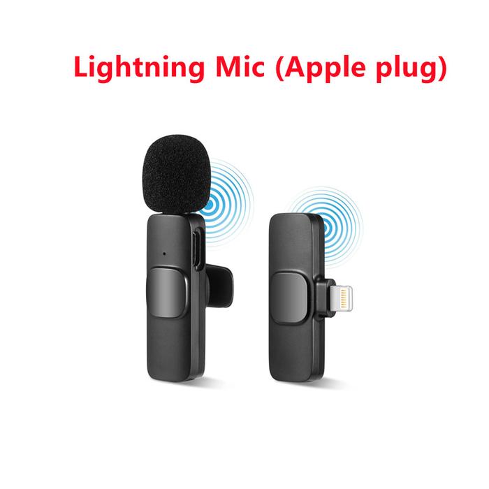Gambar Wireless Lavalier Microphone Mini Mic for iPhone Android Phone - Apple Plug dari Carmenlu753_TK01 undefined Tokopedia