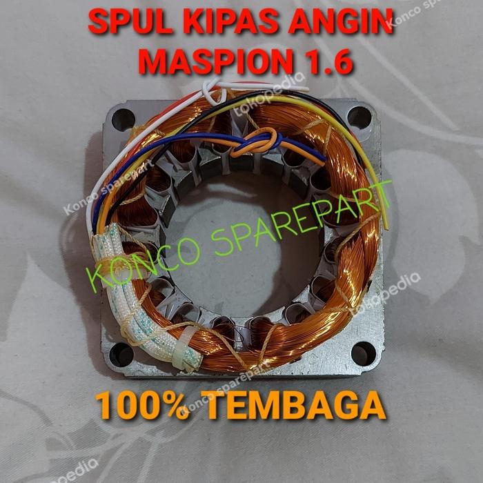 Gambar SPUL KIPAS ANGIN MASPION 1.6 LILITAN ASLI 100% TEMBAGA dari Konco sparepart undefined Tokopedia