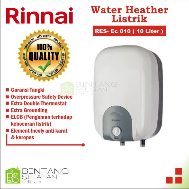 Jual WATER HEATER RINNAI 10 LTR TIPE RES-ECO10 - Kota Bandung - Bintang  Selatanbdg | Tokopedia