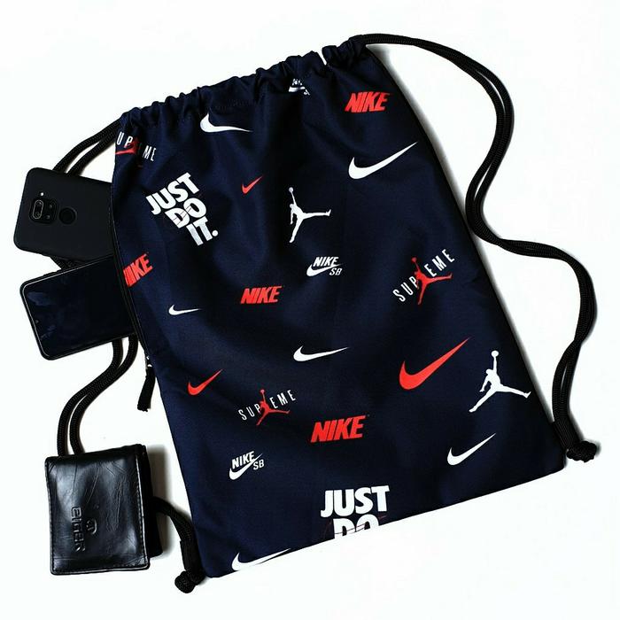 Supreme x Jordan Drawstring Bag ナップサック Supreme inflate S