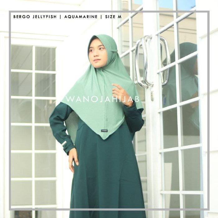 Gambar bergo pet antem bergo jellyfish by wanoja hijab - Salmon, M dari hana hijab gallery undefined 5 Tokopedia