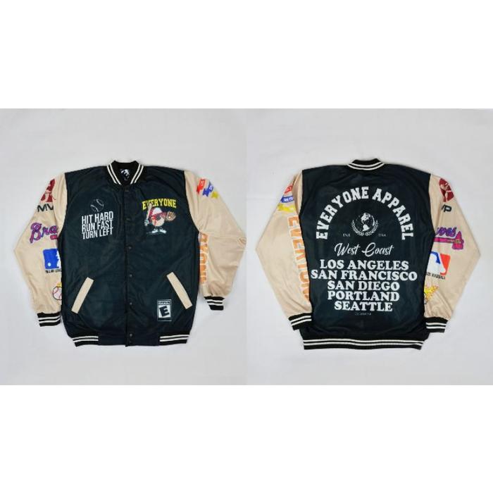Gambar Jaket Varsity Jacket Baseball Bisbol Jaket Outdoor Sukajan Jepang - E HIT HARD, M/L dari UNGSIRA STORE undefined Tokopedia