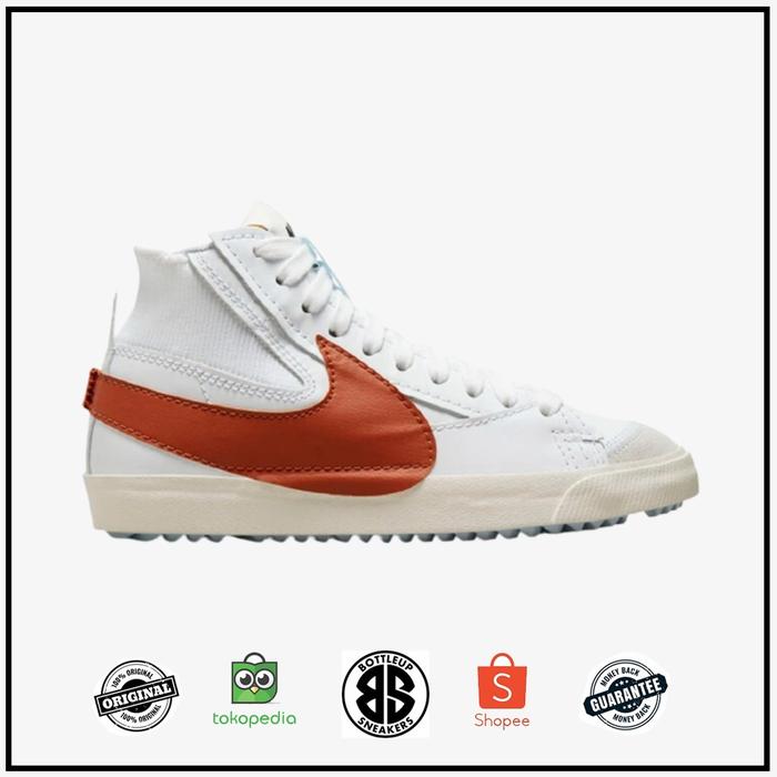 NIKE BLAZER MID 77 JUMBO SWOOSH WHITE 