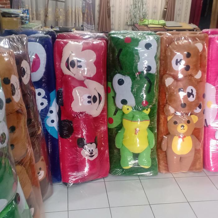 Gambar karpet bulu - kasur karpet mini super premium - hijau keropi, 120 x 180 dari central jaya cikampek undefined Tokopedia