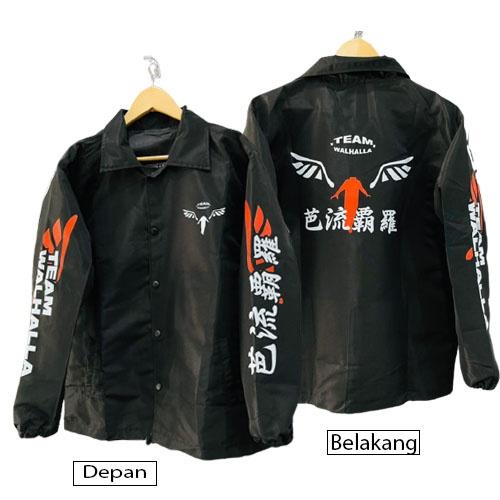 Gambar Jaket Tokyo Revengers Jaket Coach Parasut Mikey Tokyo Manji Touman - VALHALLA, L (10-13th) dari UNGSIRA STORE undefined Tokopedia