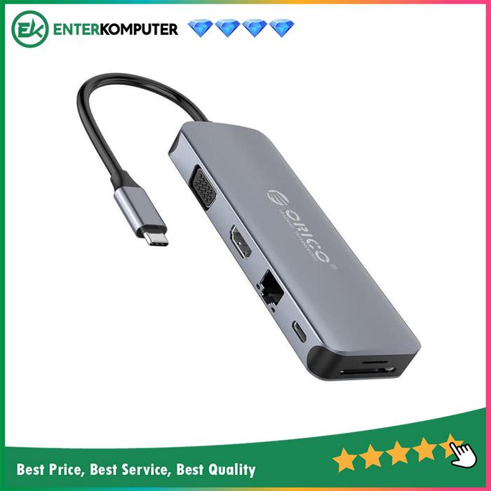 Gambar Orico MC-U111P Type C To Multi-Function HUB dari Enter Komputer Official undefined Tokopedia