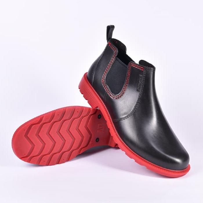 Gambar Sepatu Boot Pantofel Kaert Hobby and Work By Ap Boots Bahan PVC New Hi - Hitam, 39 dari majujayashop1 Kota Surabaya Tokopedia