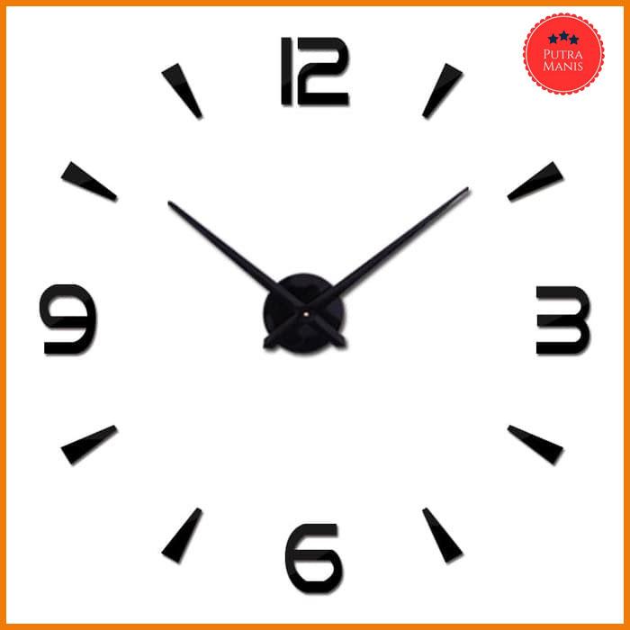 Gambar Jam Dinding Tempel DIY analog jam diding Dekorasi 10-70cm besar gede - 2 Bintik dari PUTRA MANIS undefined Tokopedia