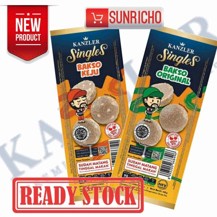 Promo Harga Kanzler Singles Bakso Keju 48 gr - Tokopedia