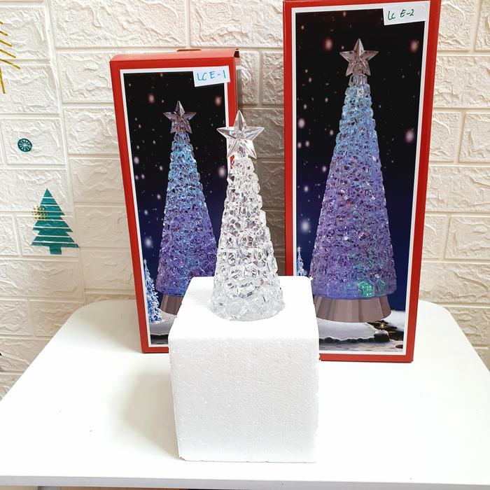 Gambar DEKORASI POHON NATAL MEJA KRISTAL PAJANGAN MEJA NATAL PREMIUM - LC E1 KECIL dari MadisonShop undefined Tokopedia