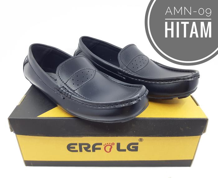 Gambar Sepatu Erfolg Casual Pria Termurah dan Trendy Kode AMN-09 - Hitam, 39 dari majujayashop1 undefined Tokopedia
