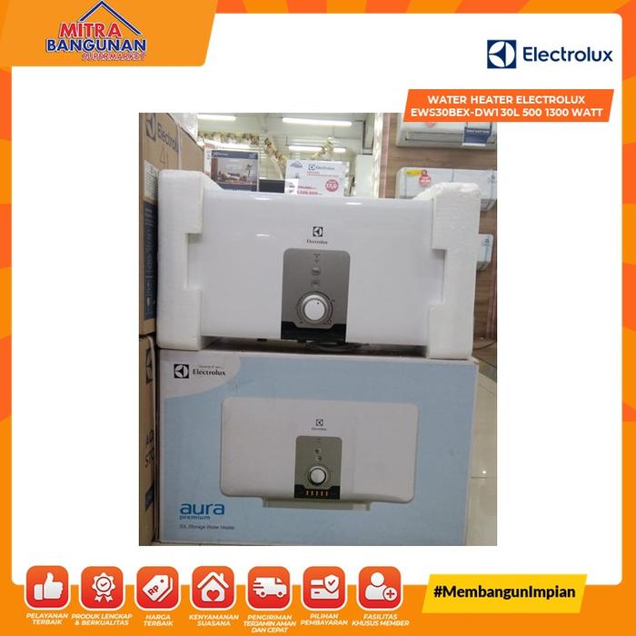 Promo WATER HEATER ELECTROLUX EWS30BEX-DW1 30 LITER 500 - 1300 WATT Cicil  0% 3x - Kota Palembang - Mitra Bangunan Supermarket Palembang | Tokopedia