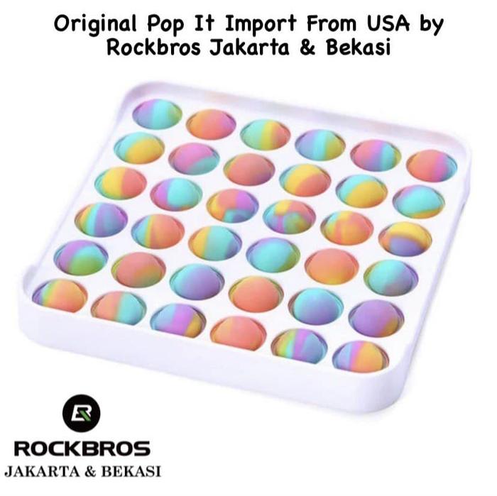 Gambar Pop It Simple Dimple New Model Fidget Toy Mainan Anak Tiktok 2021 Toys - DimpleSquareMix dari Rockbros Jakarta & Bekasi undefined Tokopedia