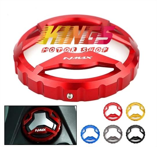 Gambar Aksesoris NMAX Cover Tutup Tangki Bensin Full CNC Yamaha NMAX Old - Biru dari Kings Motor Shop undefined Tokopedia