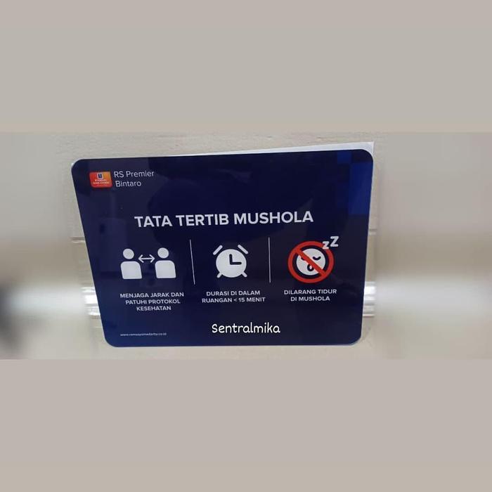 Gambar Papan Nama Akrilik / Signage Akrilik - Sign Acrylic Custom - 1 dari Sentral Mika Online undefined 5 Tokopedia