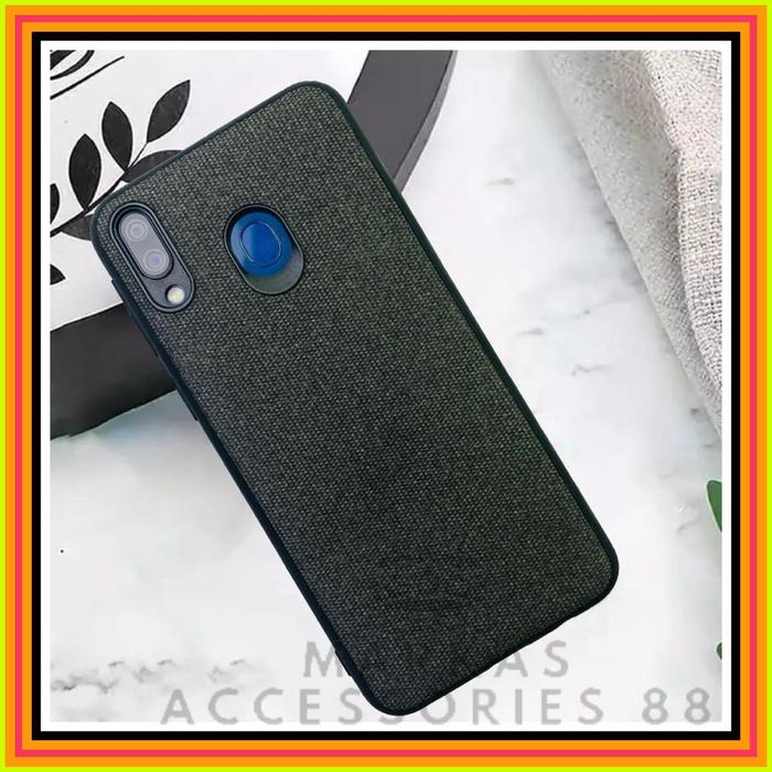 Gambar SAMSUNG GALAXY M20 M 20 FABRIC DENIM SOFT CASE SLIM CASING HARD JEANS - Hitam dari Markas acc 88 undefined Tokopedia