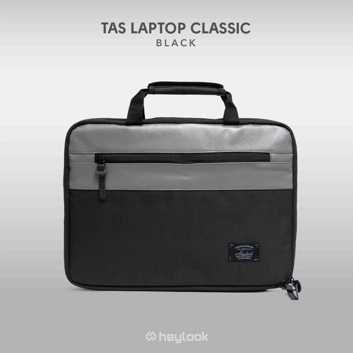 Gambar TAS LAPTOP MACBOOK NOTEBOOK JINJING TAS PRIA WANITA TAS KLASIK BRANDED - Hitam dari UNGSIRA STORE undefined Tokopedia
