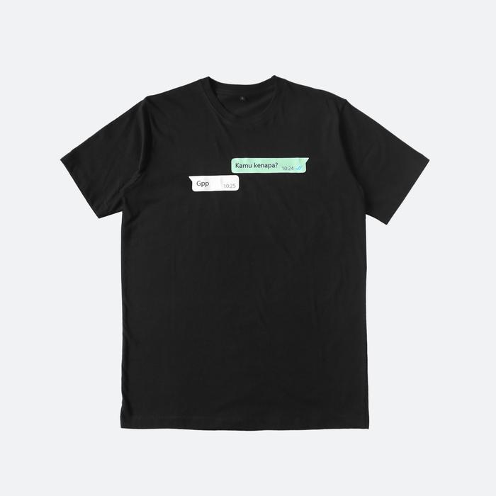 Gambar Kaos custom KAMU KENAPA GPP dari jokesclothstore undefined Tokopedia
