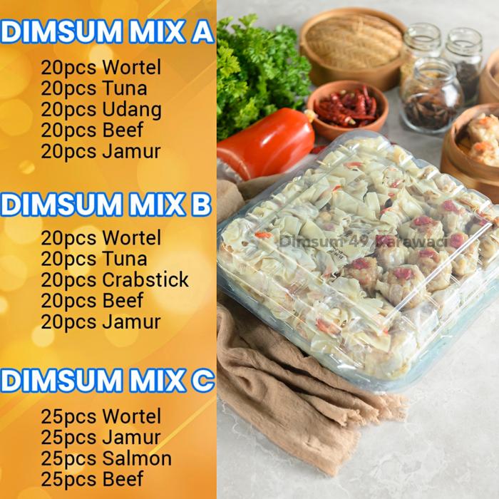 Gambar DIMSUM 49 KARAWACI ISI 100 PCS HALAL - Mix A dari Bolekaka Dimsum Karawaci undefined Tokopedia