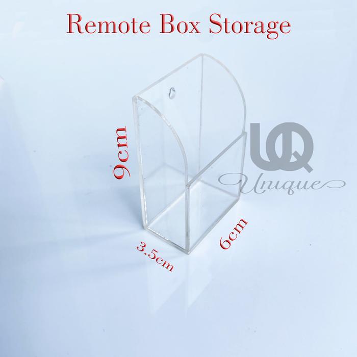 Gambar Tempat Remote AC Akrilik - Box Organizer Remot TV Acrylic Tempat Penyimpanan Acrylic - 1 Slot dari Unique Official Store undefined Tokopedia