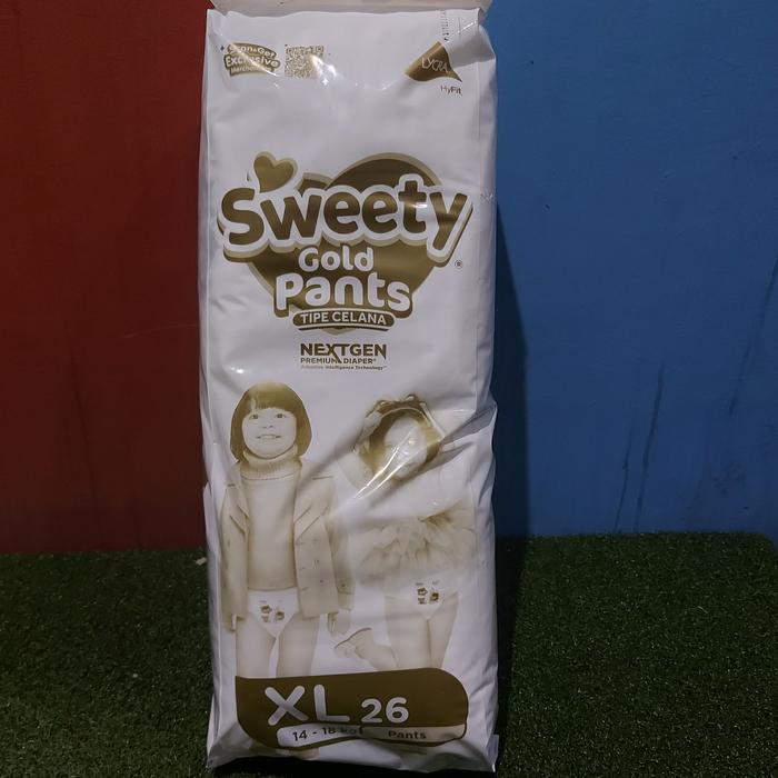 Promo Harga SWEETY Gold Pants XL26 26 pcs - Tokopedia