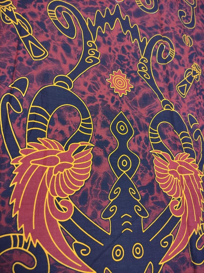 Gambar Kain Batik Meteran Potongan Motif Papua - Maroon, 1 meter dari Batik Amanda Raisa undefined Tokopedia