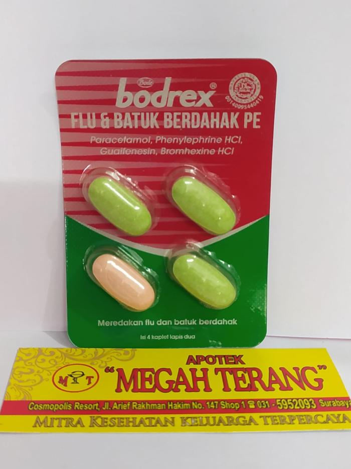 Gambar BODREX TABLET - FLU BATUK DAHAK dari MEGAH TERANG SURABAYA undefined Tokopedia