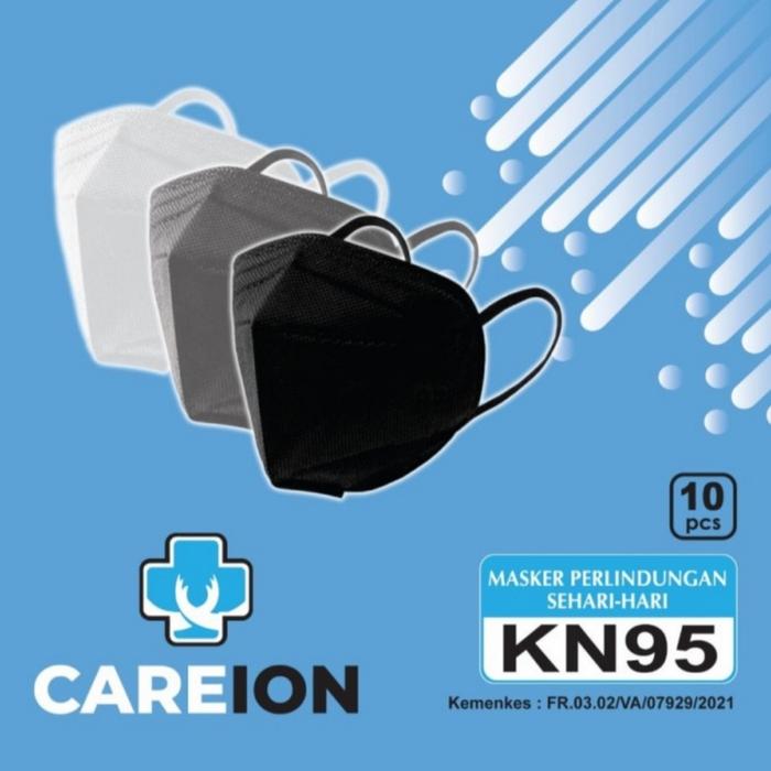 Gambar MASKER KN95 HITAM MASKER KESEHATAN - Putih dari ALFA ACC undefined Tokopedia