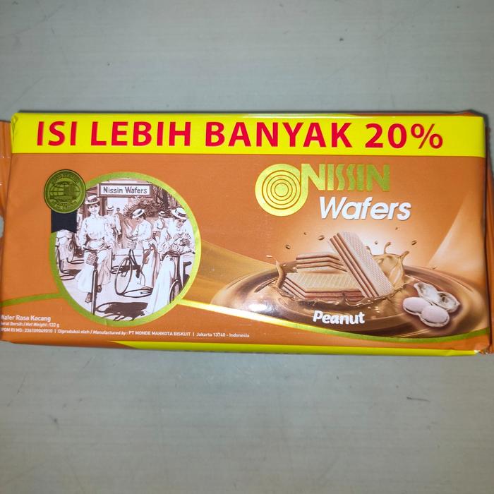 Gambar NISSIN WAFERS PEANUT132Gr dari GJ Semesta undefined Tokopedia