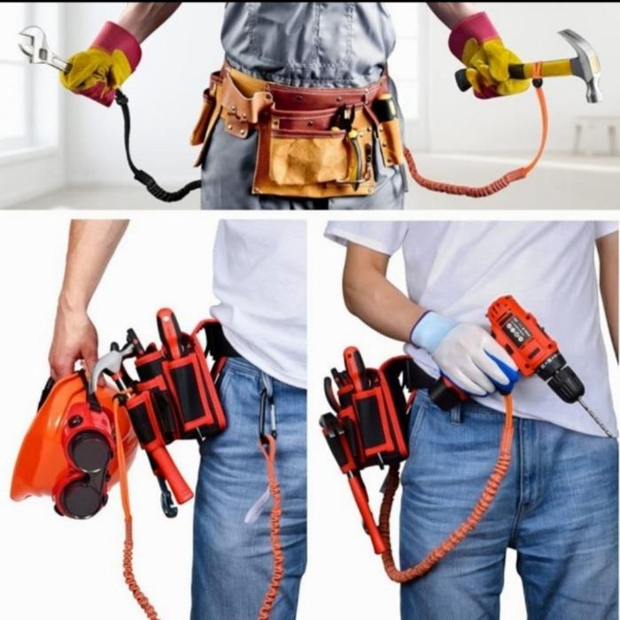 Gambar Jual Tali Pengikat alat di Ketinggian Tool Lanyard - Orange dari Malikha&Nahla undefined Tokopedia