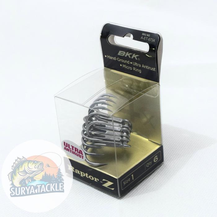 Gambar Treble Hook Bkk Raptor Z Sz.1 dari Surya Tackle Surabaya undefined Tokopedia