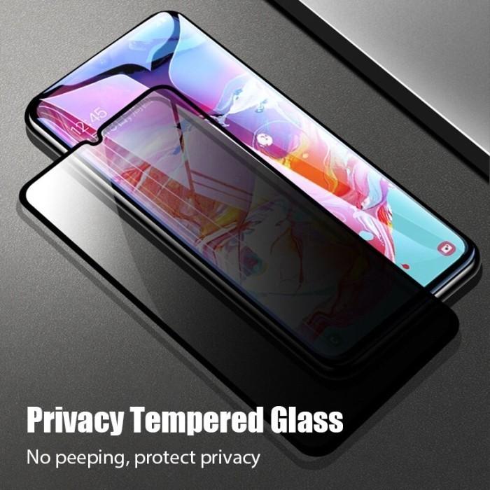 Jual SAMSUNG GALAXY M12 M127 TEMPERED GLASS SPY FRAME PRIVACY