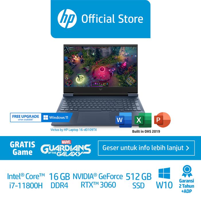 Gambar Victus by HP 16-d0107TX & 16-d0109TX Laptop/Corei7/16GB/512GBSSD - Blue dari HP Indonesia undefined Tokopedia